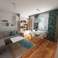 Ukázka prací z Obývací pokoj s možností rozšíření